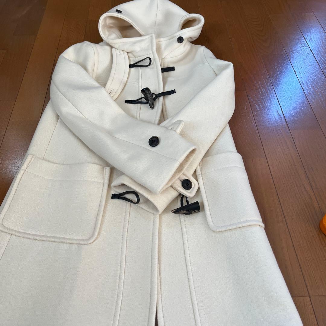 超美品！GREEN LABEL RELAXING ダッフルコート ホワイト