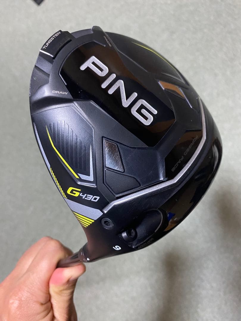 PING G430 max ドライバー　ロフト9度　純正シャフト