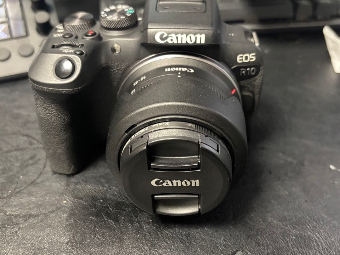 Canon EOS R10 18-45mmレンズ　NDフィルタ予備バッテリー付き