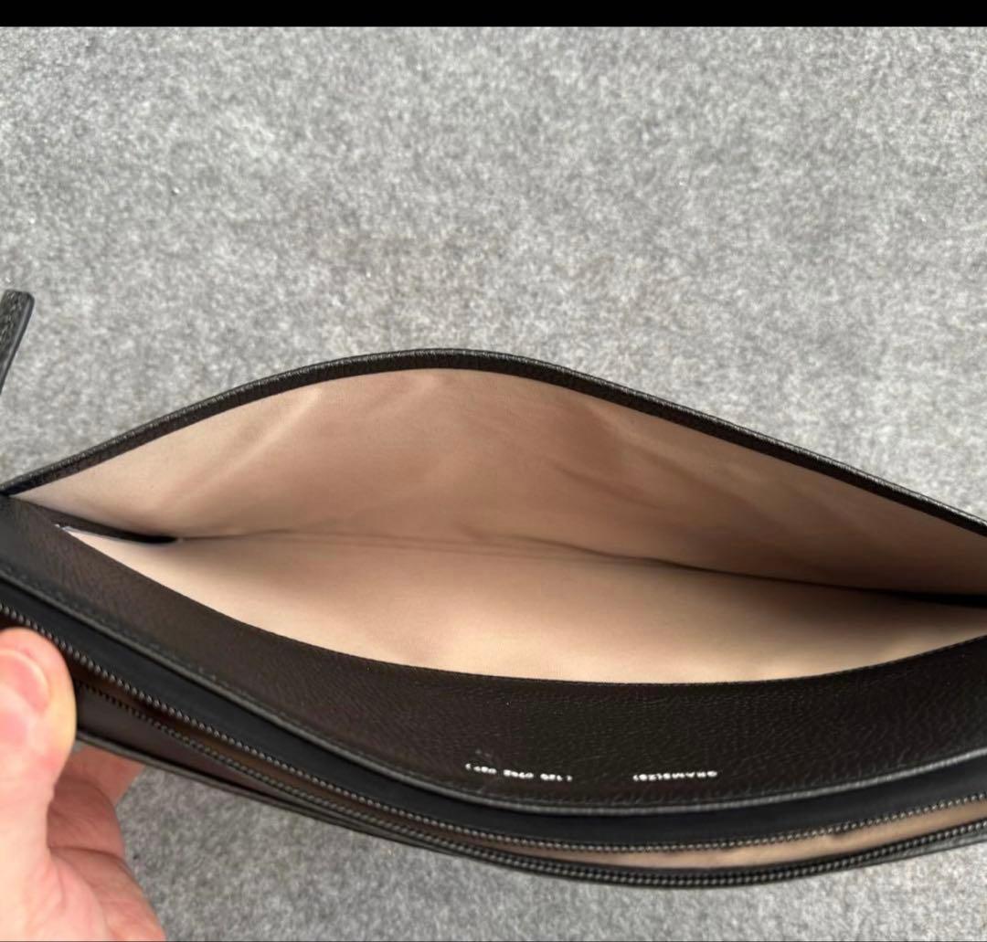 GRAMS28 120レザーフォリオ ペブルドレザー ブラック PCケース