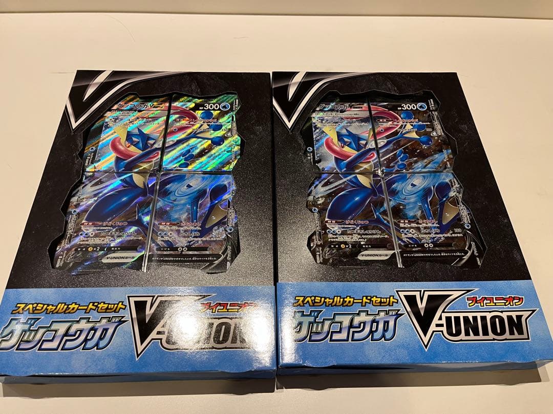 ポケモンカード ブイユニオン　スペシャルセット　ミュウツー　ゲッコウガ　ザシアン