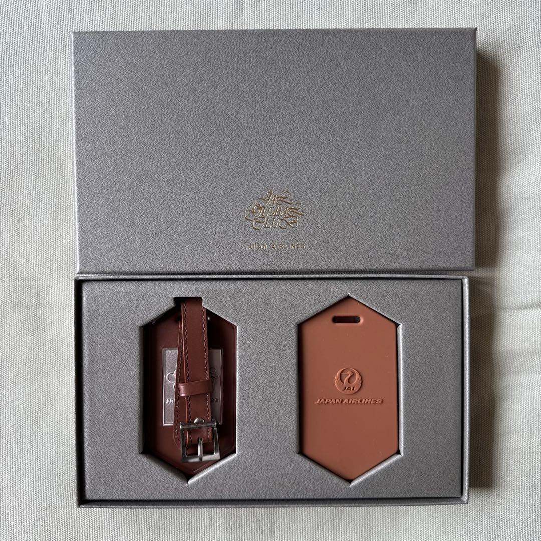 【新品未使用品】 日本航空 JALグローバルクラブ 亀タグ ブラウン（三ツ星）