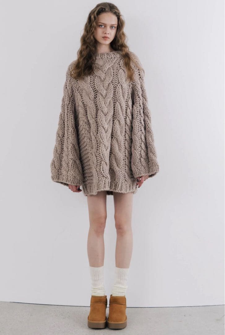 【試着のみタグ付】THE TOÉ Marais Handmade Knit