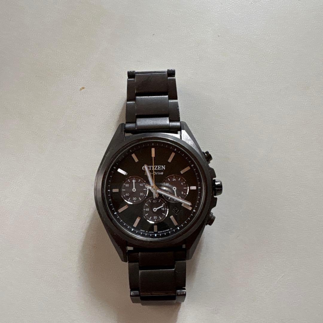CITIZEN Eco-Drive クロノグラフ ブラック