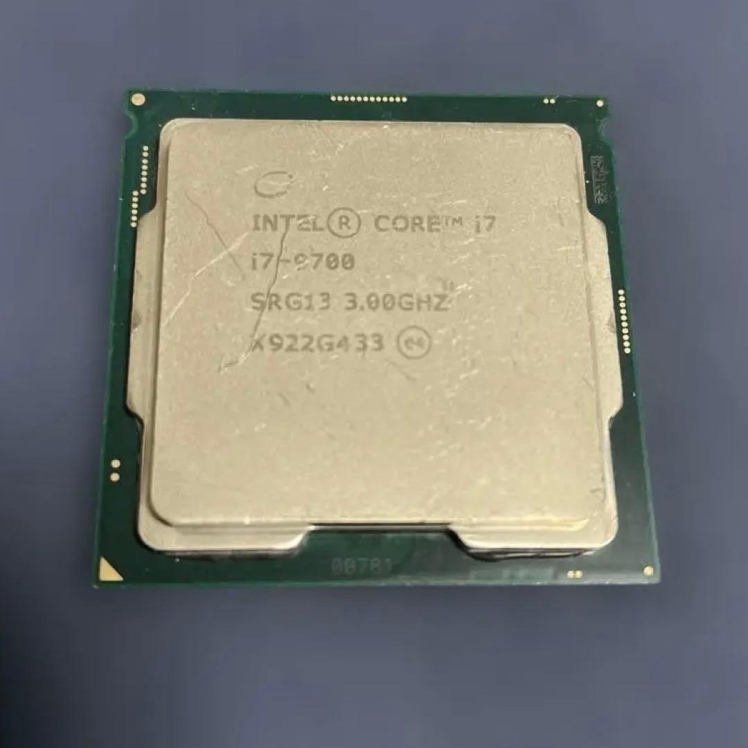 インテル　core i7 9700　動作確認済み　デスクトップCPU ジャンク