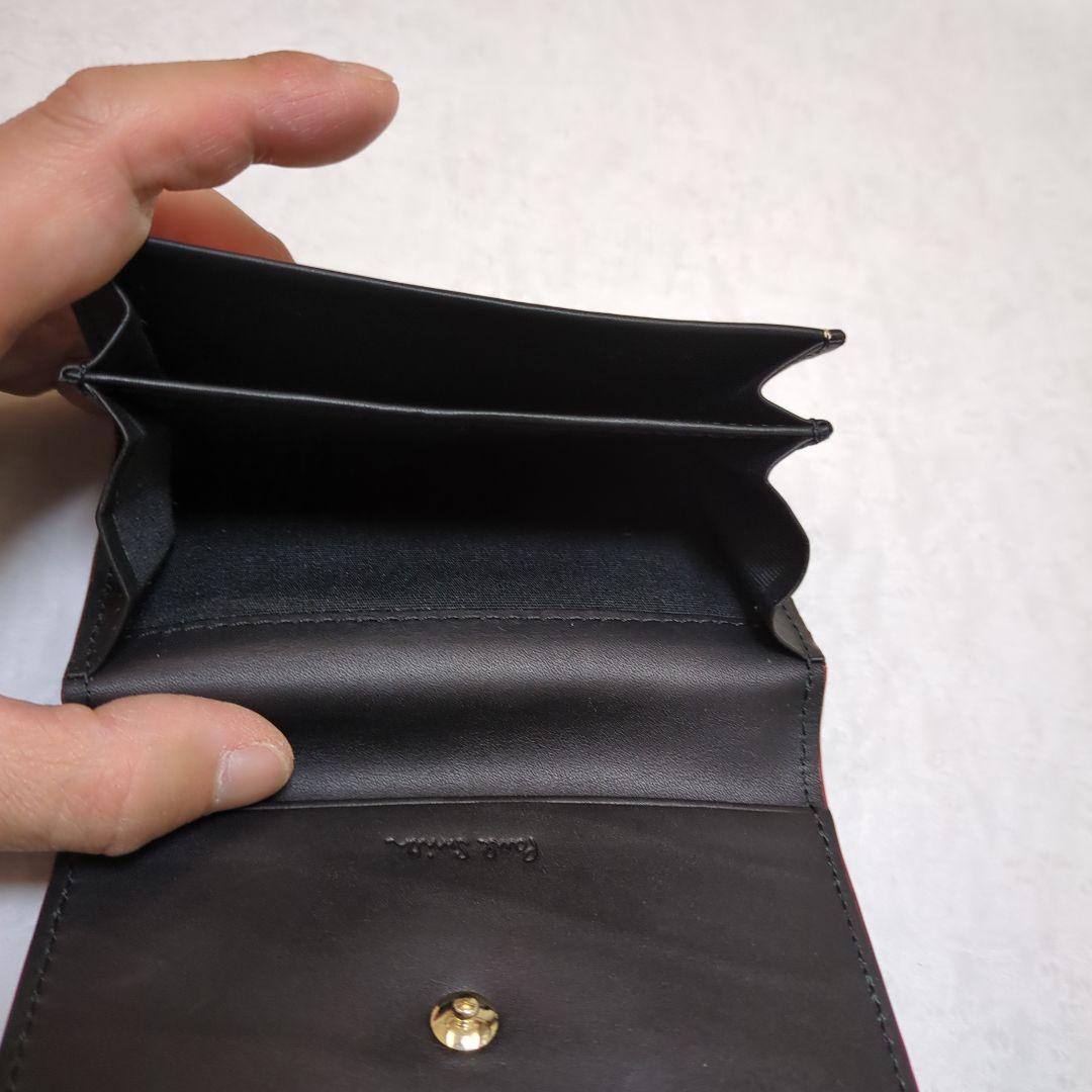 極美品　Paul Smith シグネチャーストライプ牛革名刺入れ