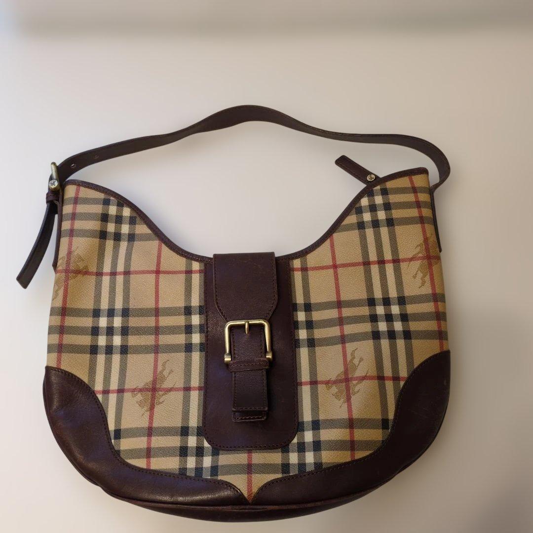 Burberry チェック柄 ショルダーバッグ