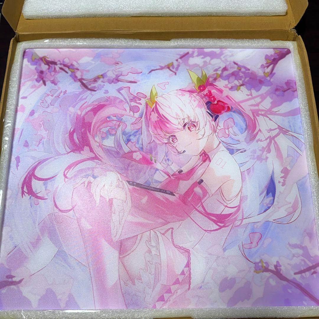初音ミク 桜ミク ゲーミングガラスマウスパッド コントロールタイプ