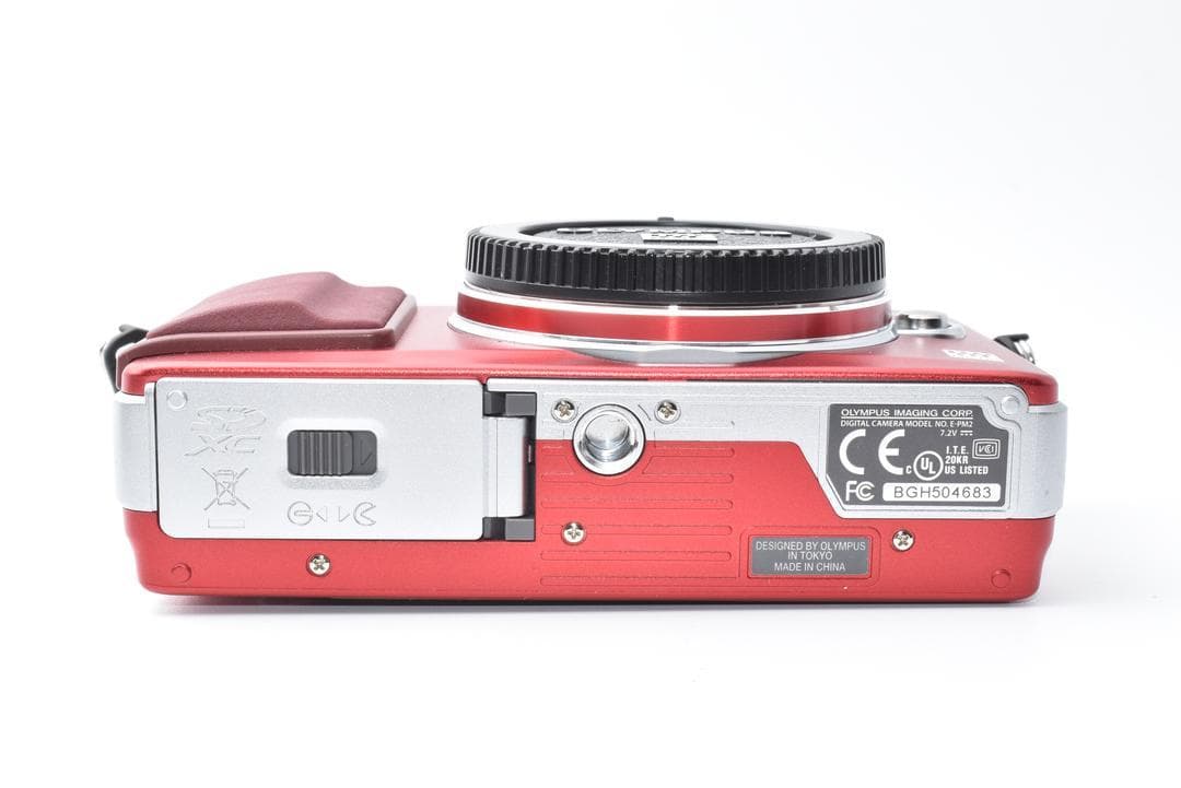 オリンパス OLYMPUS PEN E-PM2 レッド ボディ
