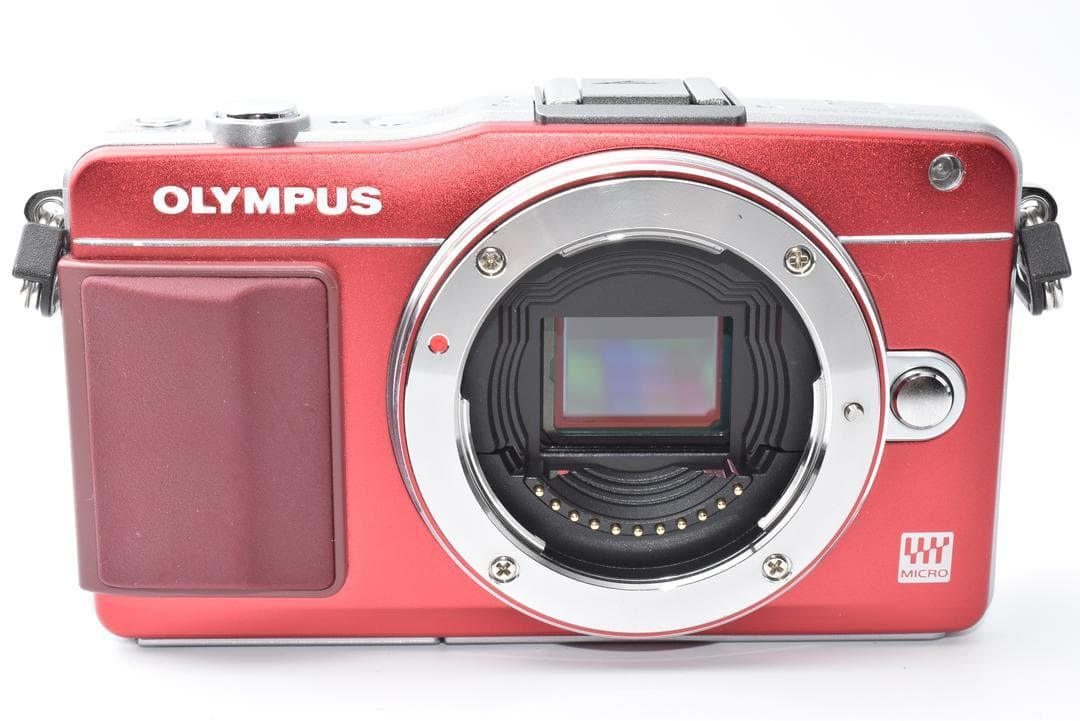 オリンパス OLYMPUS PEN E-PM2 レッド ボディ