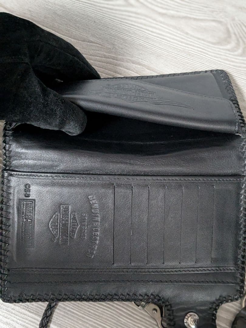 ハーレーダビッドソン本革長財布 ライダースウォレット　バイカーズウォレット