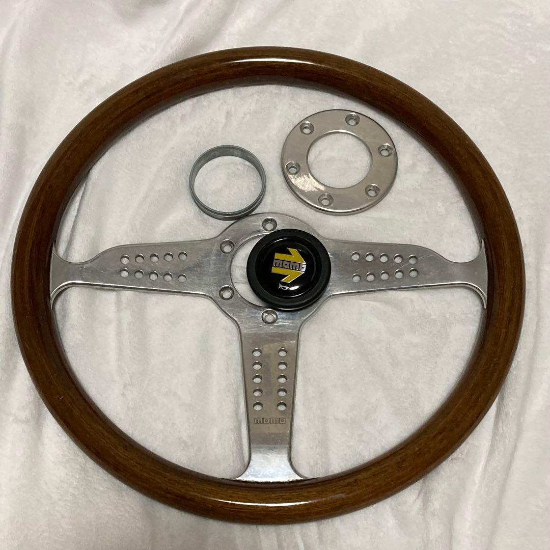 MOMO ウッドステアリング　φ35 350mm 03-93 19470