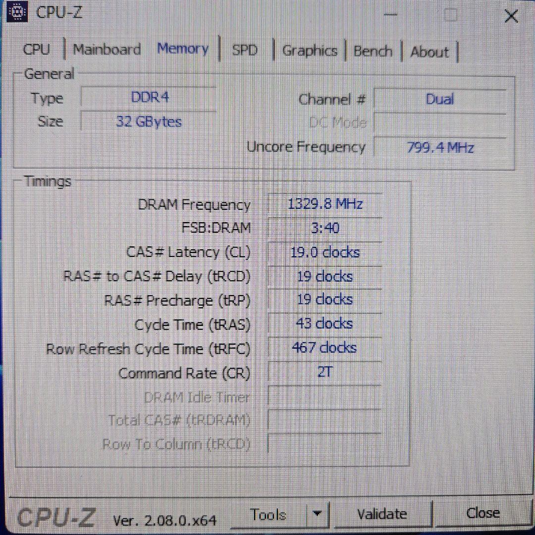 DDR4 3200 16GB×2枚 32GB ノート用メモリ