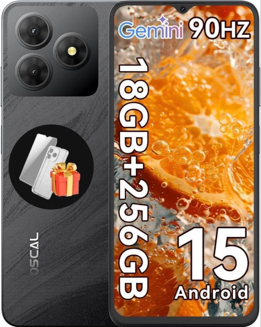 【新品】SIMフリー スマホ Android15 18GB+256GB+2TB