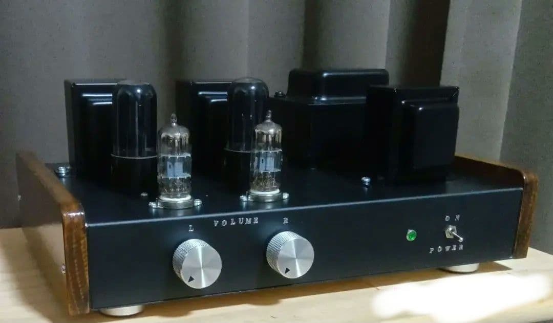 6V6ビーム管接続シングル真空管アンプ　自作　新品