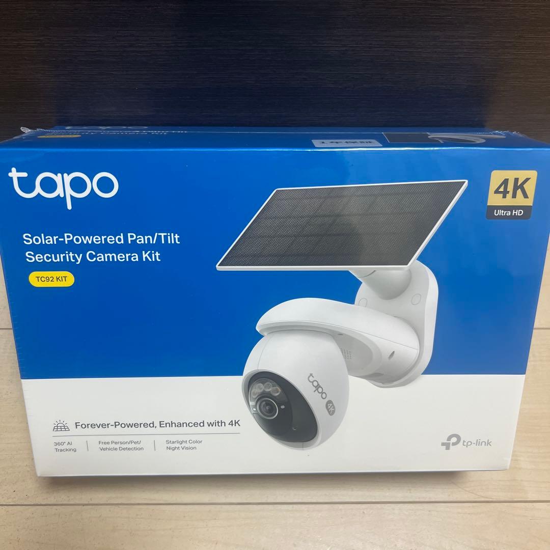 tapo ソーラーパワー防犯カメラキット 4K モデル名: 7C92 KIT