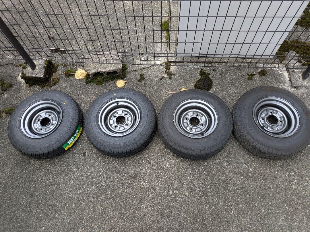 ホイール新品　旧車　深リム10インチ スチールホイール 4本セット　レア