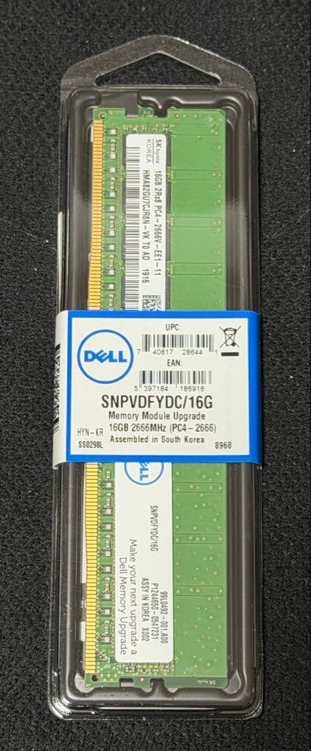 ④DELL SNPVDFYDC/16G メモリ