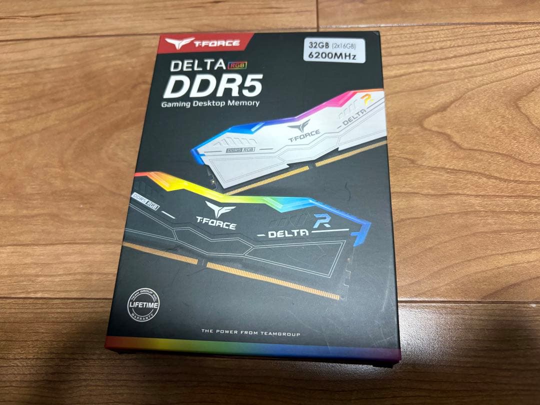 メモリー T-FORCE DELTA DDR5 32GB (2x16GB)6200MHz