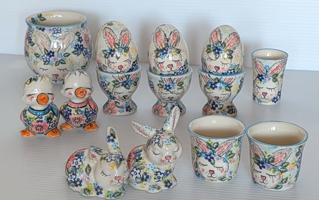 ポーリッシュポタリー うさぎセット✩˚。⋆