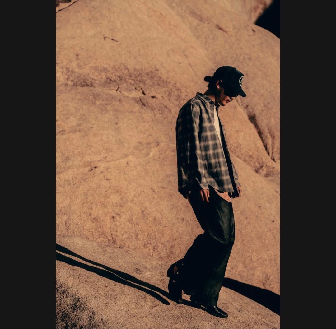 超美品 オンブレ TSY ORIGINAL OMBRE CHECK SHIRTS