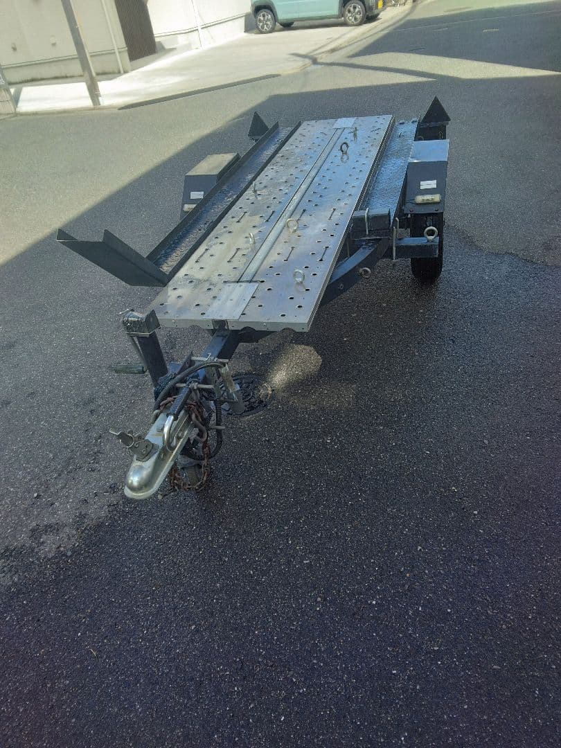 軽トレーラー　バイクトレーラー　令和8年4月まで車検あり