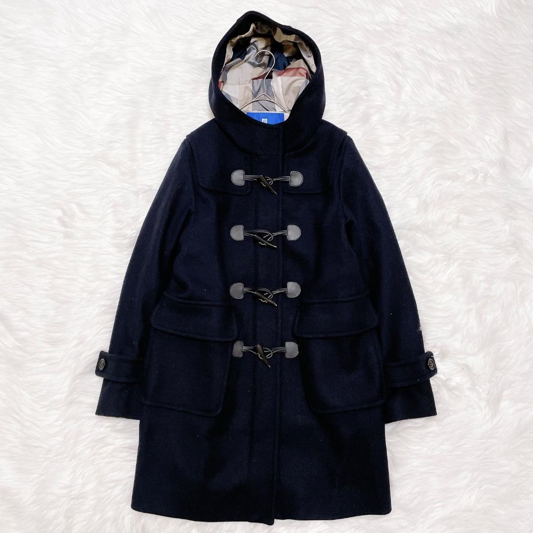 ブルーレーベル　メガチェック　水牛トグル　バイルメルトン　ダッフルコート