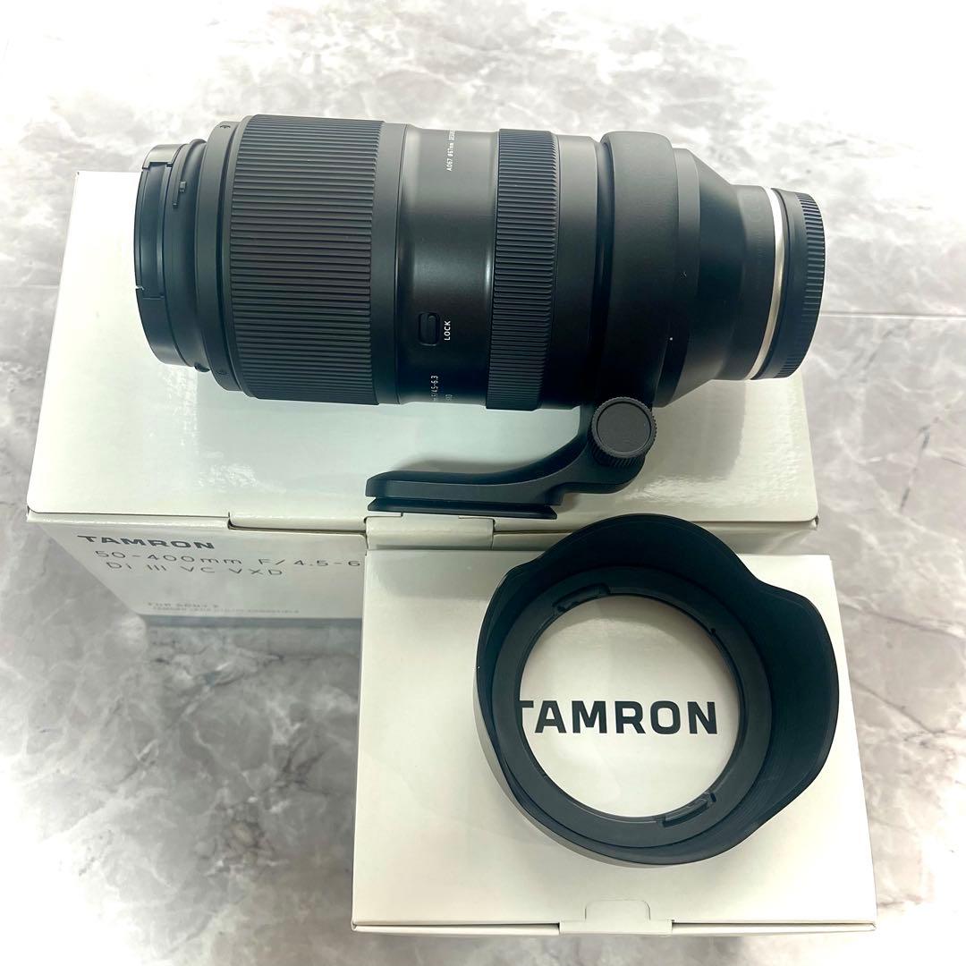【美品】TAMRON 50-400mm F4.5-6.3＋三脚座付き
