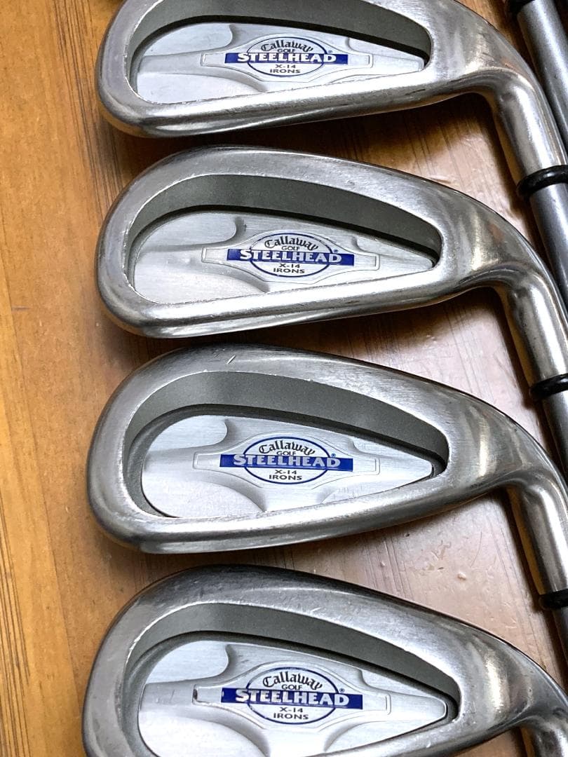 キャロウェイスチールヘッドX-14アイアン4～PW 7本セット