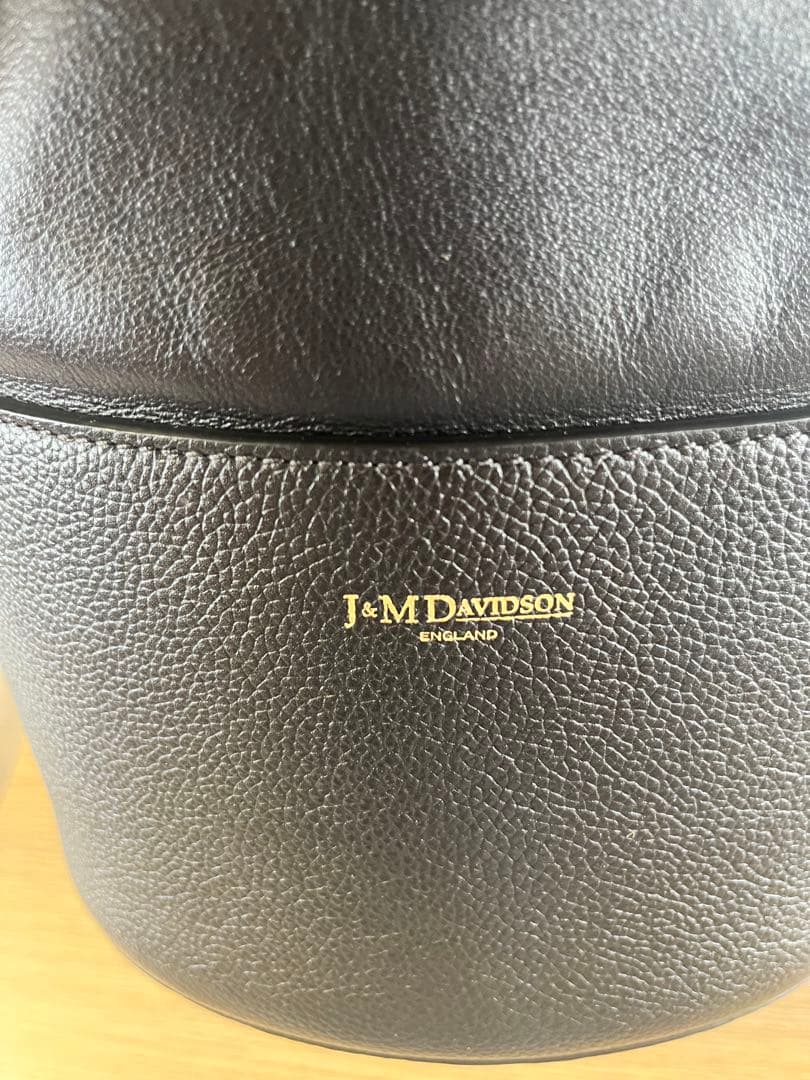 お*ぎ様 J&M DAVIDSONレイバケットS 黒 レザーバッグ