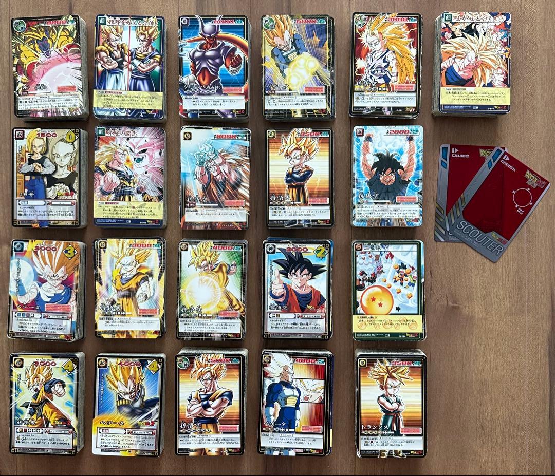 ドラゴンボール 旧カードゲーム ノーマルカード 約1,000枚 スカウター付