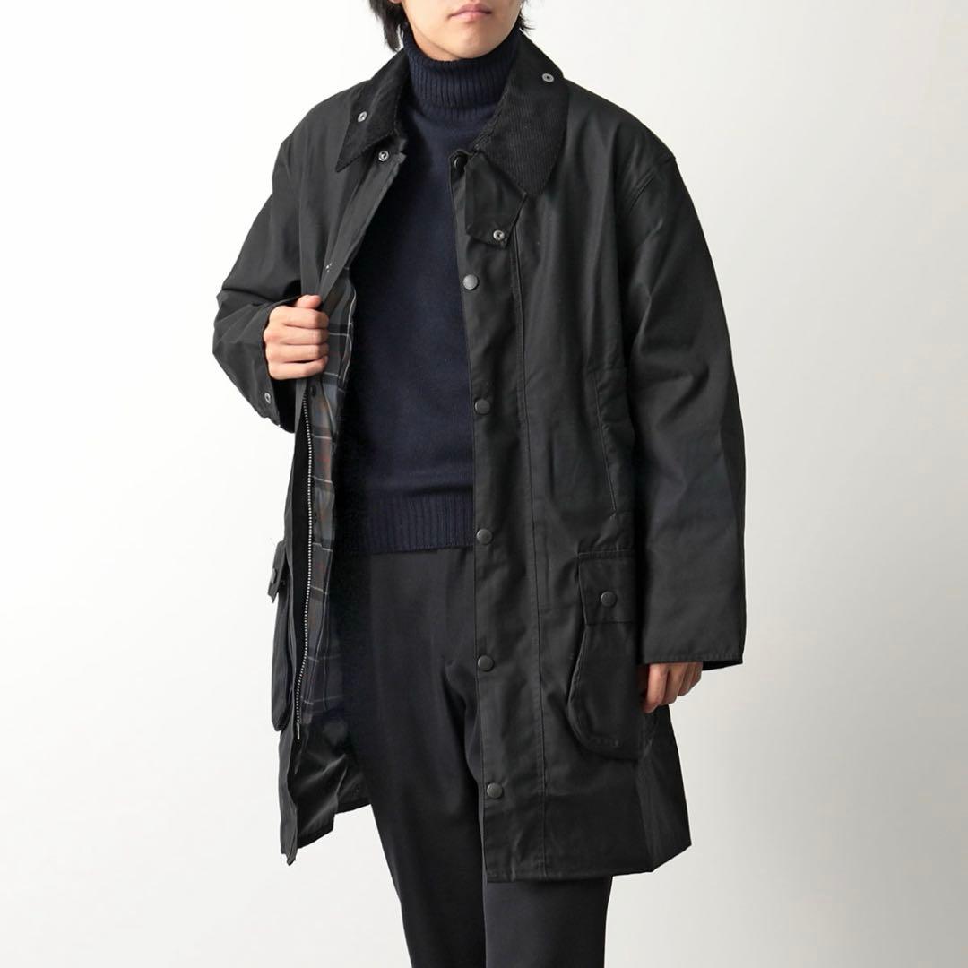 Barbour / SL BORDER WAX ブラック サイズ34
