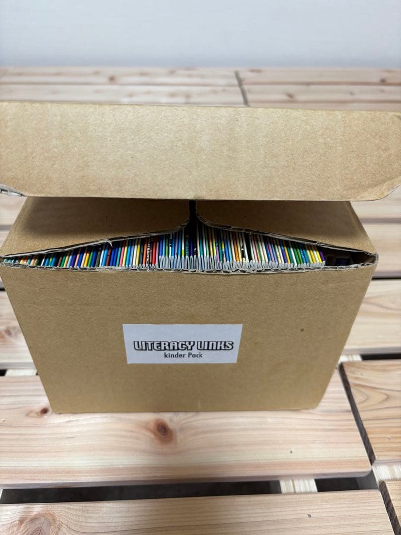 【絶版】【欠品なし】児童英語研究所　リタラシーリンクス　英語絵本96冊&CD4枚