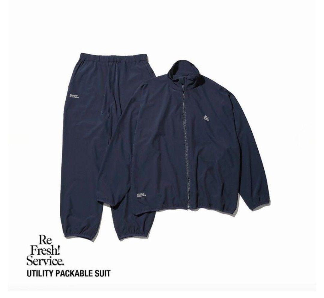 UTILITY PACKABLE SUIT NAVY Mサイズ