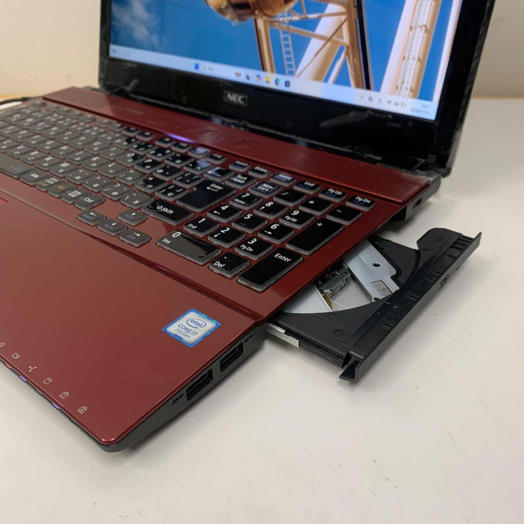 Windowsノート本体 #874 NEC LAVIE NS750/F i7-7500Office2021