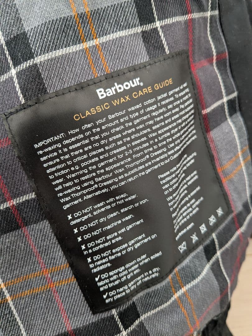 Barbour トランスポート blouson transport wax