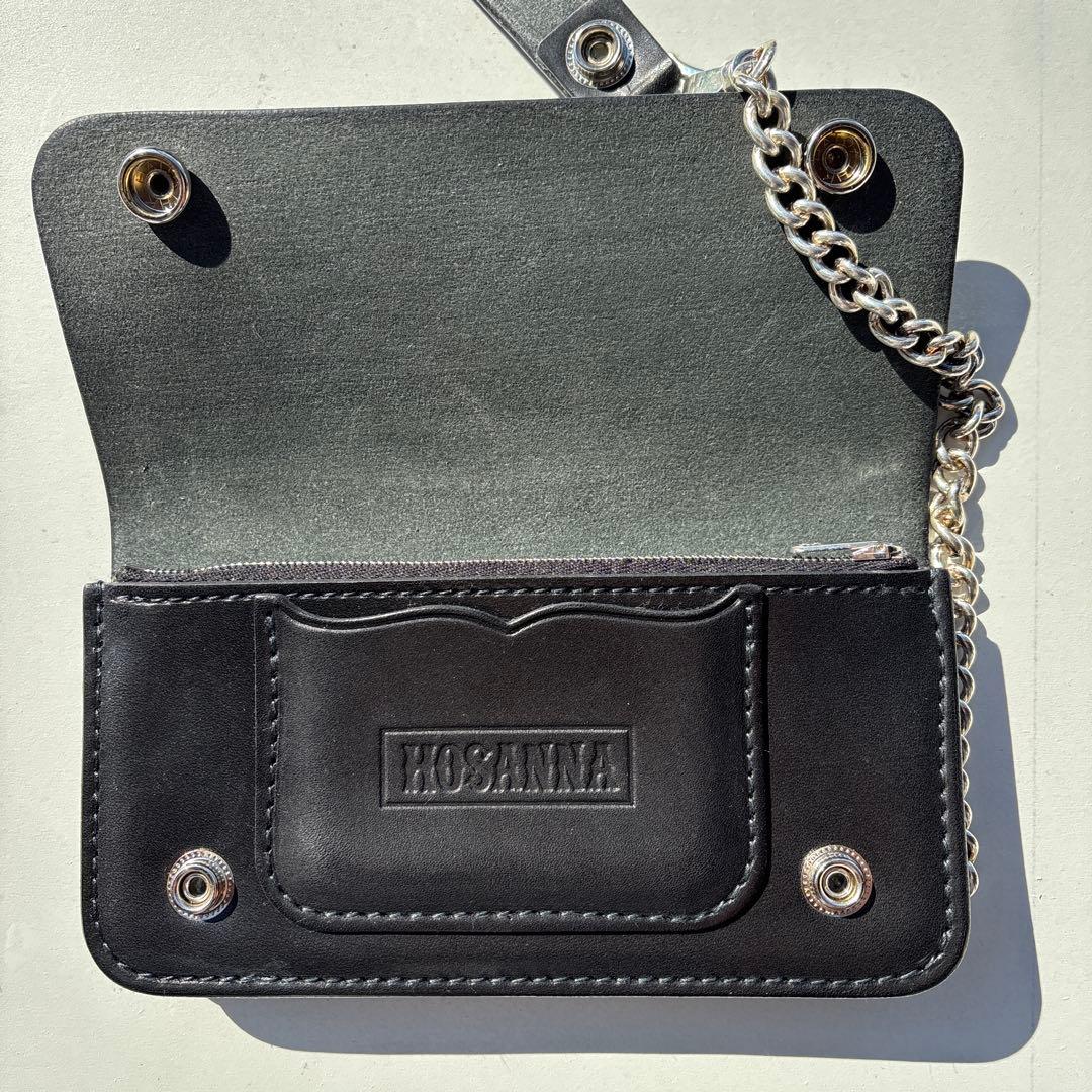 ホザーナ　トラッカーレザーウォレット　新品・未使用　ステッカー付きけんちん