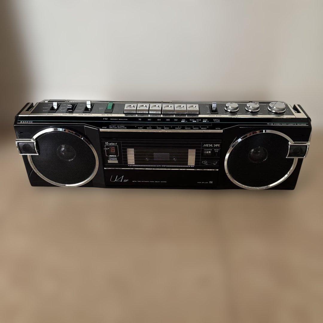 ★当時物★ SANYO MR-U4SF ラジカセ