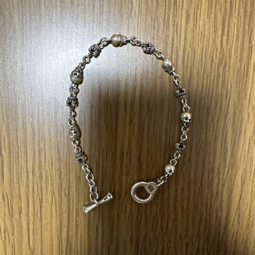 Justin Davis ブレスレット スカル クラウン