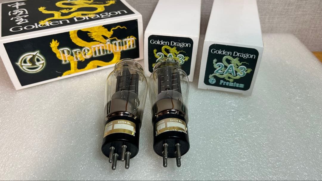 Golden Dragon 2A3 Premium 真空管 ペア 動作確認済み