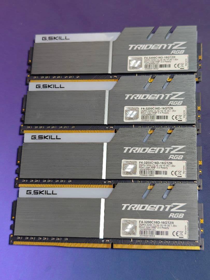 メモリー G.SKILL Trident Z DDR4 3200 CL16 32GB