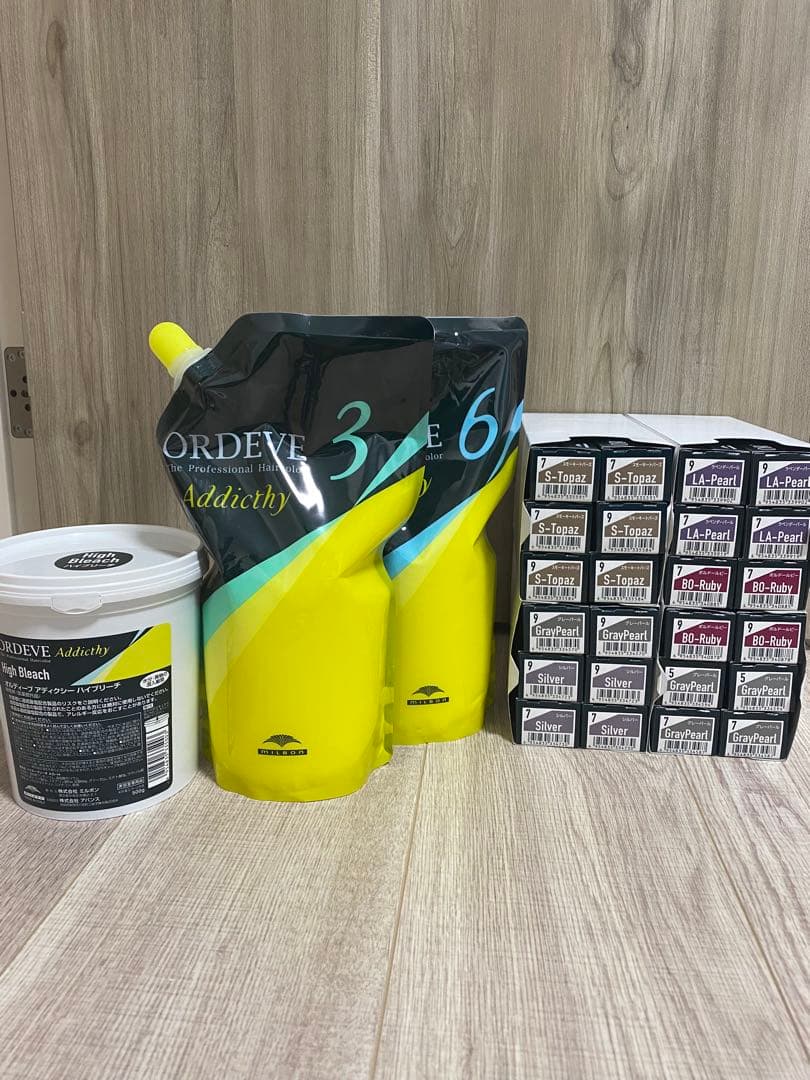 アディクシーカラー24本セット　オキシ＆ハイブリーチ