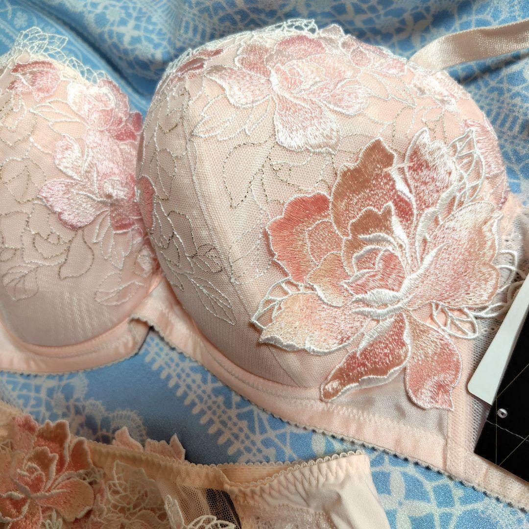 ワコール　サルート　新品 ブラジャー＆ショーツ H 75 ＆ M