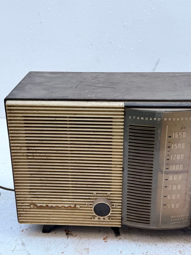 ナショナル 真空管ラジオ NATIONAL SUPER DX-555