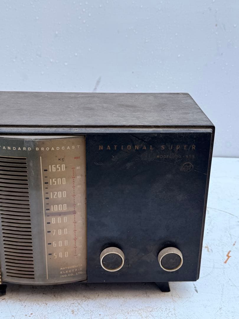 ナショナル 真空管ラジオ NATIONAL SUPER DX-555