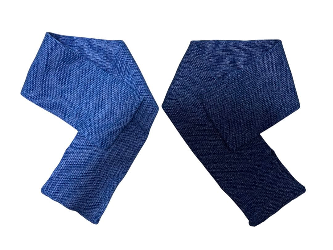 colimbo マフラー　ブルー、ライトブルーセット(自宅着用のみ)