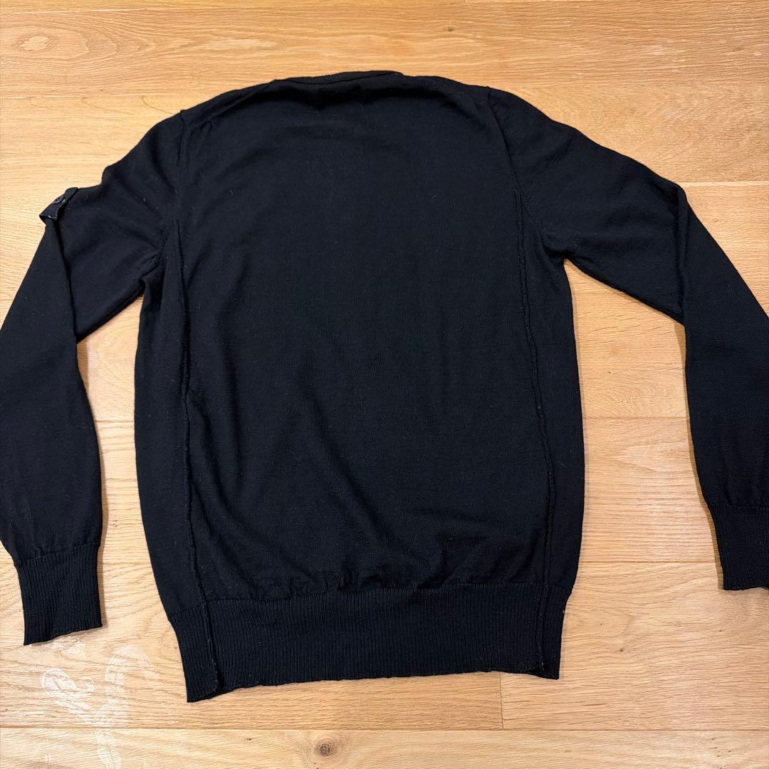 STONE  クルーネック　ニット Mサイズ　ブラック