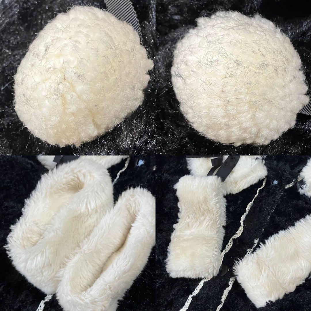 ✾BABY,STARS SHINE BRIGHT✾うさ耳コート　ブラック