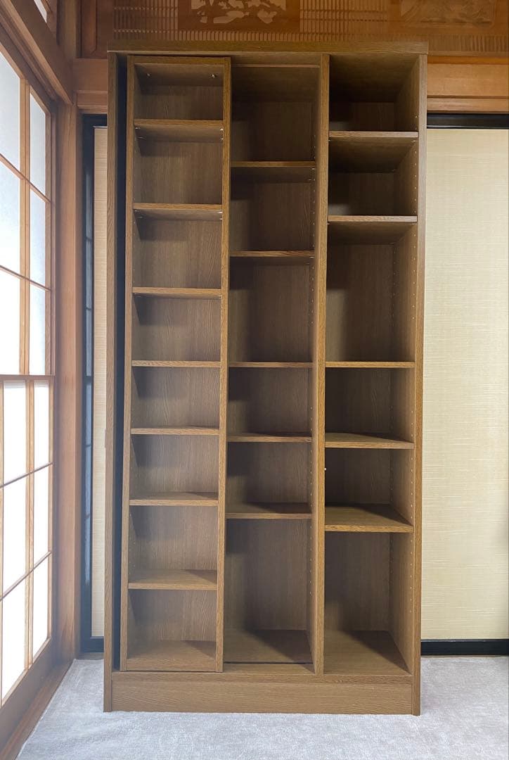 本棚　可動式　大型　収納力抜群