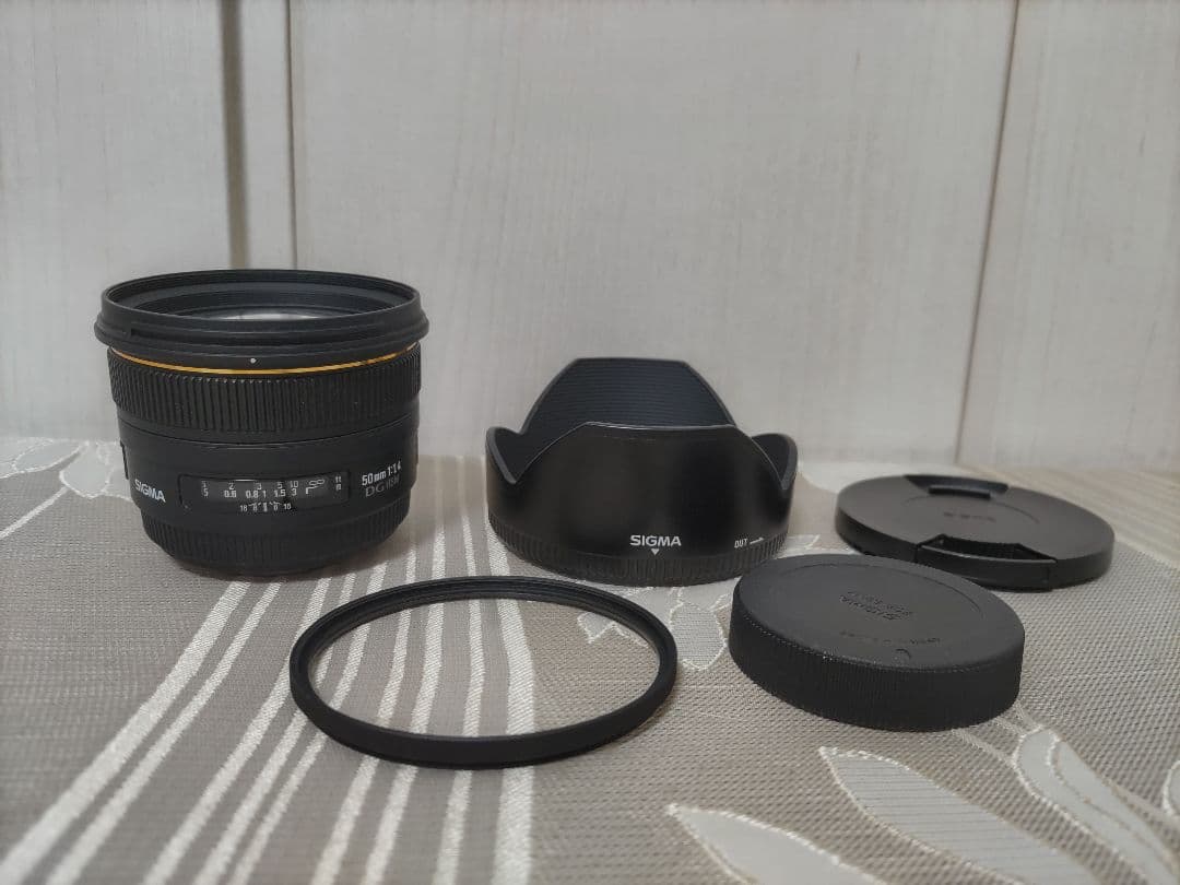 SIGMA 50mm F1.4 EX DG HSM SONY用現状品 おまけ付き